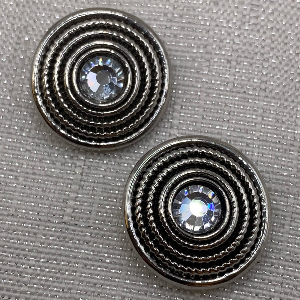 💗CLEAR - Matching Charms - Ginger Snaps & Co. Snap Button Charms - Set of 2